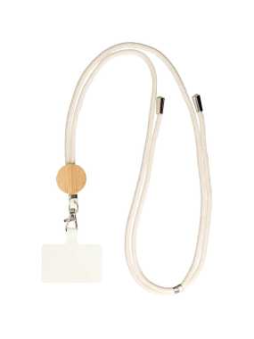 Bavlnená šnúrka na mobil > hnedá (sand)