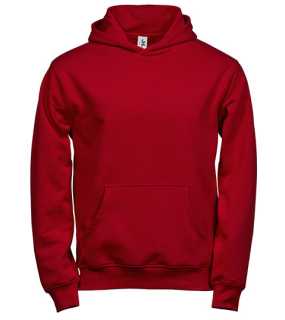 Detská mikina (Tee Jays Junior Power Hoodie) > červená > 12/14