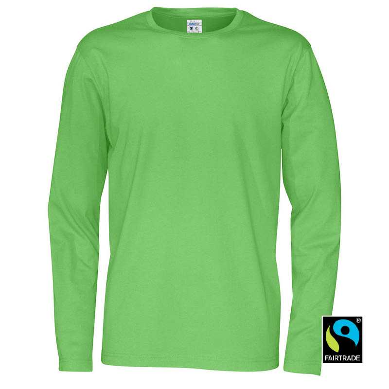 Pánske tričko (COTTOVER T-SHIRT LONG SLEEVE) > zelená > XL