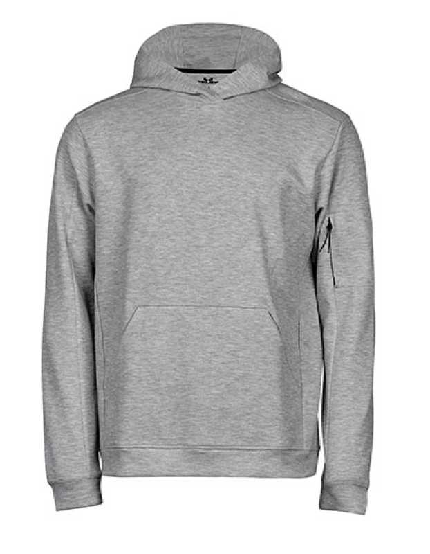 Unisex mikina (Tee Jays Athletic Hooded Sweat) > šedá (heather) > 3XL