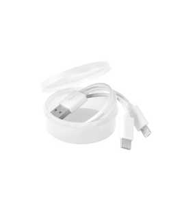 USB kábel 3 v 1 > biela