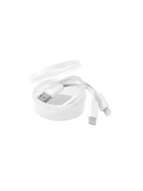 USB kábel 3 v 1 > biela