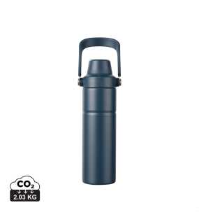 VINGA Termo fľaša Baltimore trek 600 ml z RCS recykl. ocele > modrá (navy)