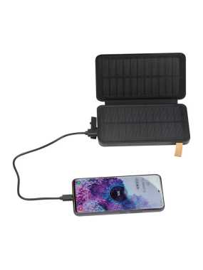 Solárny Power bank, 8000 mAh > čierna