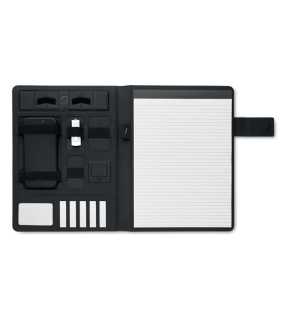 Portfólio A4 s bezdrôtovou nabíjačkou > čierna