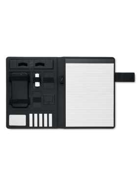 Portfólio A4 s bezdrôtovou nabíjačkou > čierna