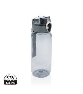 Uzamykateľná fľaša na vodu Yide 600ml RCS RPET > čierna