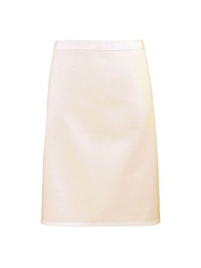 Unisex zástera (PREMIER ‘COLOURS’ MID LENGTH APRON) > prírodná