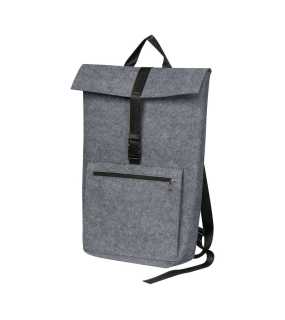 Recyklovaný plstený batoh Birmingham > šedá