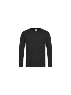 Pánske tričko(Comfort-T Long Sleeve STEDMAN) > čierna (opal) > 3XL