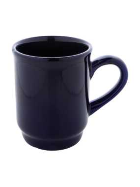 Stohovateľný keramický hrnček > modrá (dark)