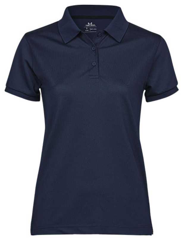 Dámska polokošela (Tee Jays Womens Club Polo) > modrá (navy) > 2XL