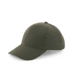 Unisex šiltovka (Beechfield Pro-Style Heavy Brushed Cotton Cap) > zelená (olive)