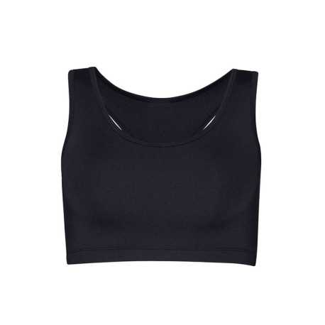 Dámske tielko (Just Cool WOMEN'S COOL SPORTS CROP TOP) > čierna (jet) > L