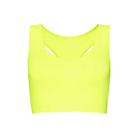 Dámske tielko (Just Cool WOMEN'S COOL SPORTS CROP TOP) > žltá (electric) > S