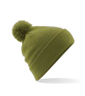 Unisex čiapka (Beechfield Original Pom Pom Beanie) > zelená (moss)