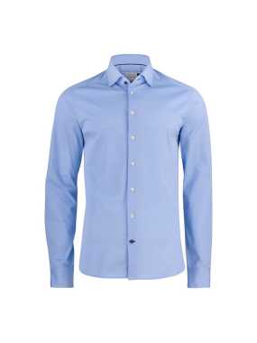 Pánska košeľa (James Harvest INDIGO BOW 34 SLIM FIT) > modrá (sky) > XS