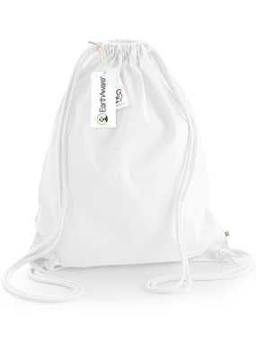 Vak so šnúrkami (WM EarthAware Organic Gymsac) > biela