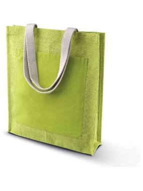 Nákupná taška (KIMOOD JUTE SHOPPER) > zelená (lime)