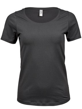 Dámske tričko (Tee Jays Womens Stretch Tee) > šedá (dark) > 3XL