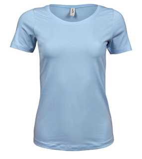 Dámske tričko (Tee Jays Womens Stretch Tee) > modrá (light) > L
