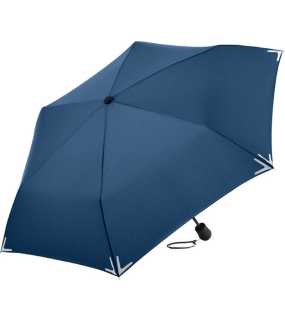 Skladací dáždnik (FARE Mini umbrella Safebrella® LED light) > modrá (navy)