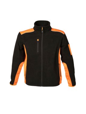 Pánska mikina (Baltic by JR) > čierna / oranžová > L