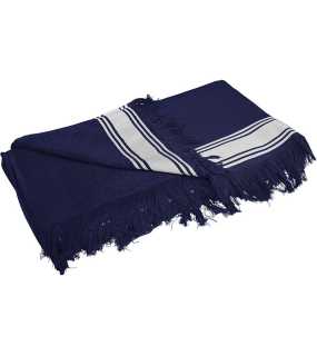 Uterák(KARIBAN FOUTA TOWEL) > modrá (navy)/ biela