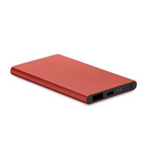 Powerbanka 4000 mAh USB-C > bordová