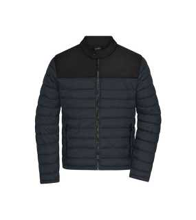 Pánska bunda (JN Men's Padded Jacket) > šedá (carbon) / čierna > L