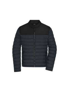 Pánska bunda (DAIBER Men's Padded Jacket) > šedá (carbon) / čierna > L