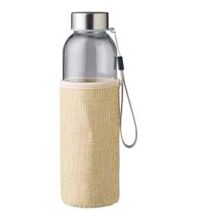 Sklenená fľaša v jutovom obale 500 ml > hnedá
