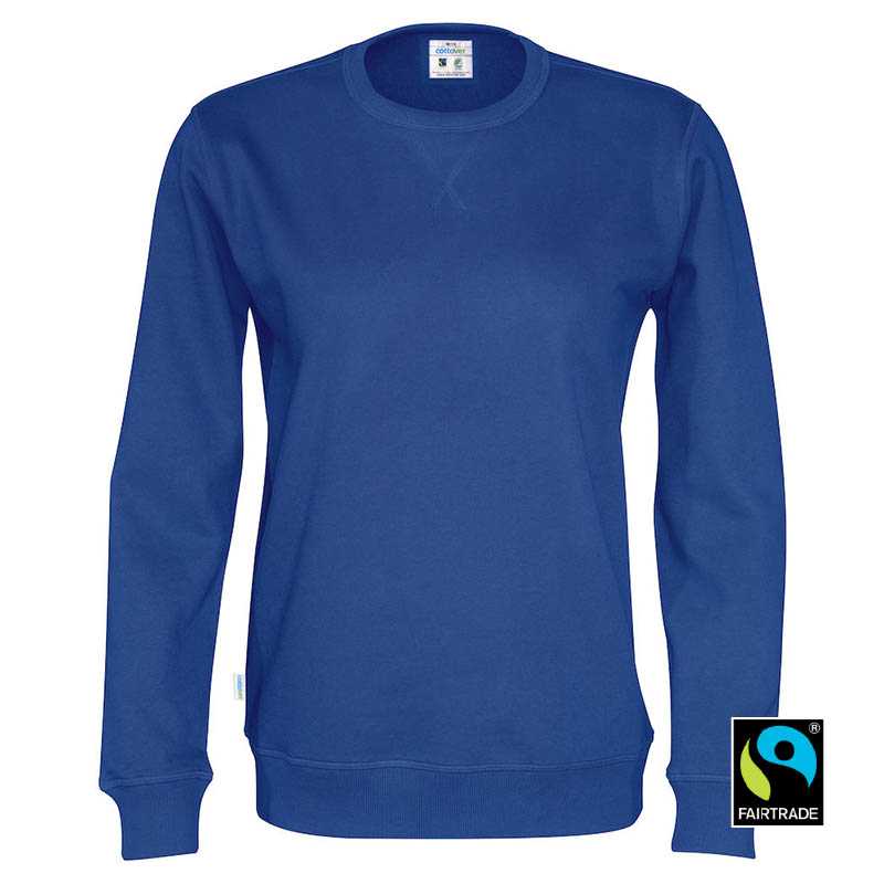 Unisex mikina (COTTOVER CREW NECK) > modrá (royal) > XXS