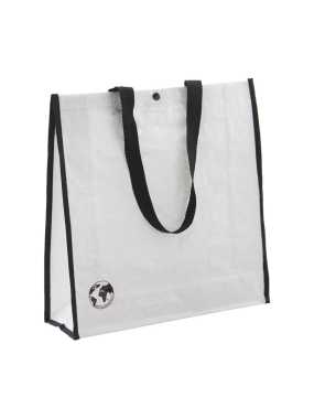 Nákupná taška z recykovaného materiálu > biela