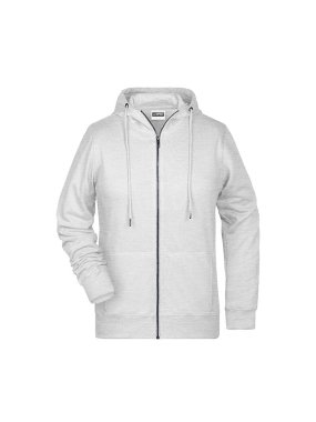 Dámska mikina(JN Ladies Zip Hoody) > šedá (ash) > 3XL