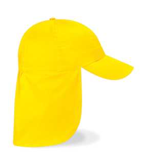 Detská šiltovka (Beechfield Junior Legionnaire Style Cap) > žltá