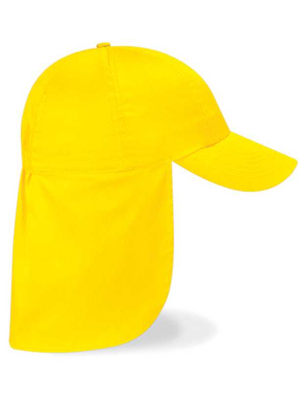 Detská šiltovka (Beechfield Junior Legionnaire Style Cap) > žltá