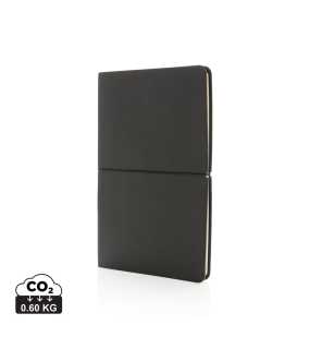 Prémiový moderný zápisník A5 s mäkkou väzbou > čierna