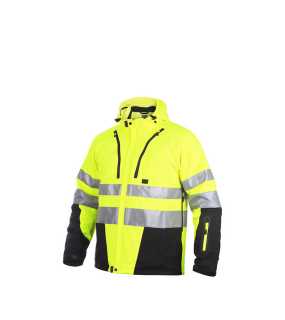Pánska bunda (PROJOB Functional Jacket EN ISO 20471 Class 3/2) > žltá / čierna > L