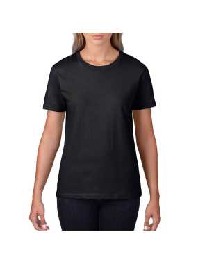 Dámske tričko (GILDAN PREMIUM COTTON LADIES T-SHIRT) > čierna > S