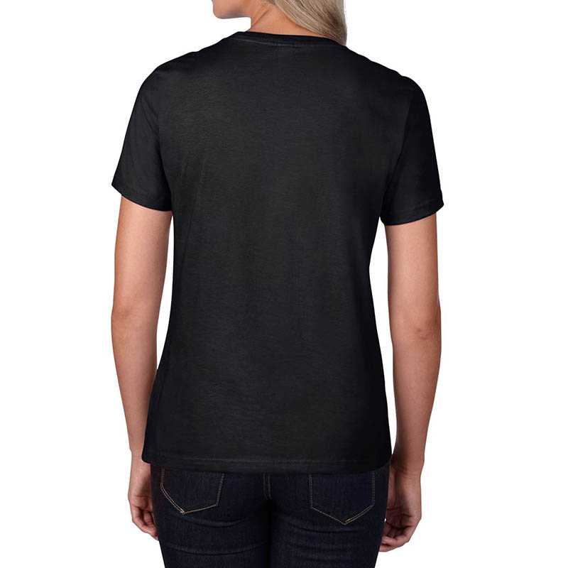 Dámske tričko (GILDAN PREMIUM COTTON LADIES T-SHIRT) > čierna > S