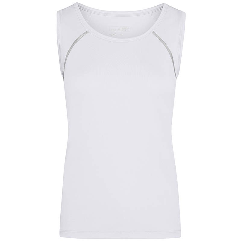 Dámske tielko(JN Ladies Sports Tanktop) > biela / strieborná > XS
