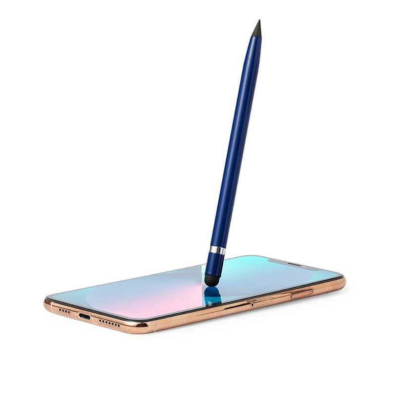 Dotykové kovové pero bez atramentu > čierna