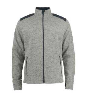 Pánska bunda (PROJOB FLEECEJACKET) > šedá (melange) > M
