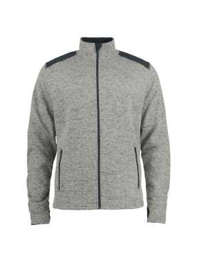 Pánska bunda (PROJOB FLEECEJACKET) > šedá (melange) > XL