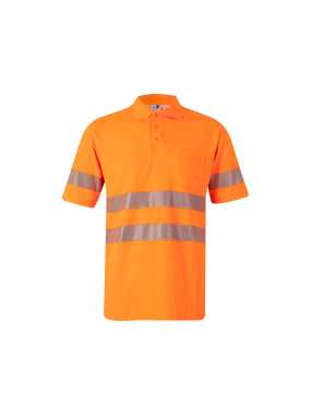 Pánska polokošeľa (VELILLA RS SS COTTON POLO) > oranžová (hi-vis) > 3XL