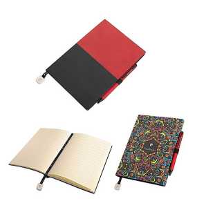 Súprava pozn. bloku A5 a guľ. pera "PIERRE CARDIN" > červená