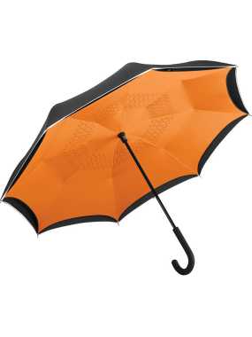Dáždnik (FARE Regular umbrella Contrary) > čierna / oranžová