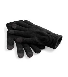 Unisex rukavice (Beechfield TouchScreen Smart Gloves) > čierna > S/M