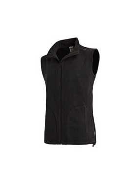 Pánska fleece vesta(Active Fleece STEDMAN) > čierna > S